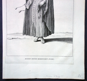 Costume of a praying Jew / Kleed eenes biddenden joods Bleyswyck