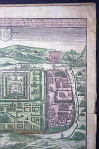 Jerusalem cum suburbiis map Seuter Lotter