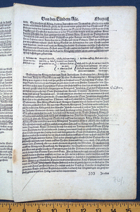 Jerusalem ‘Die Heylige Statt Jerusalem ‘ map Munster Cosmographia Universalis