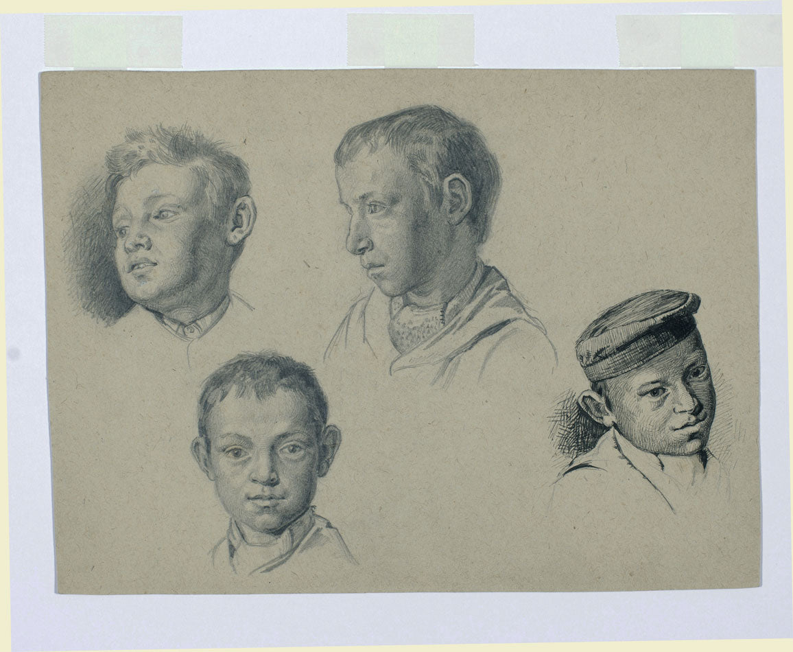 Emmery Rondahl Danish  Boys Heads drawing