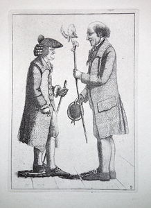 Dr. Glen and the Daft Highland Laird John Kay etching