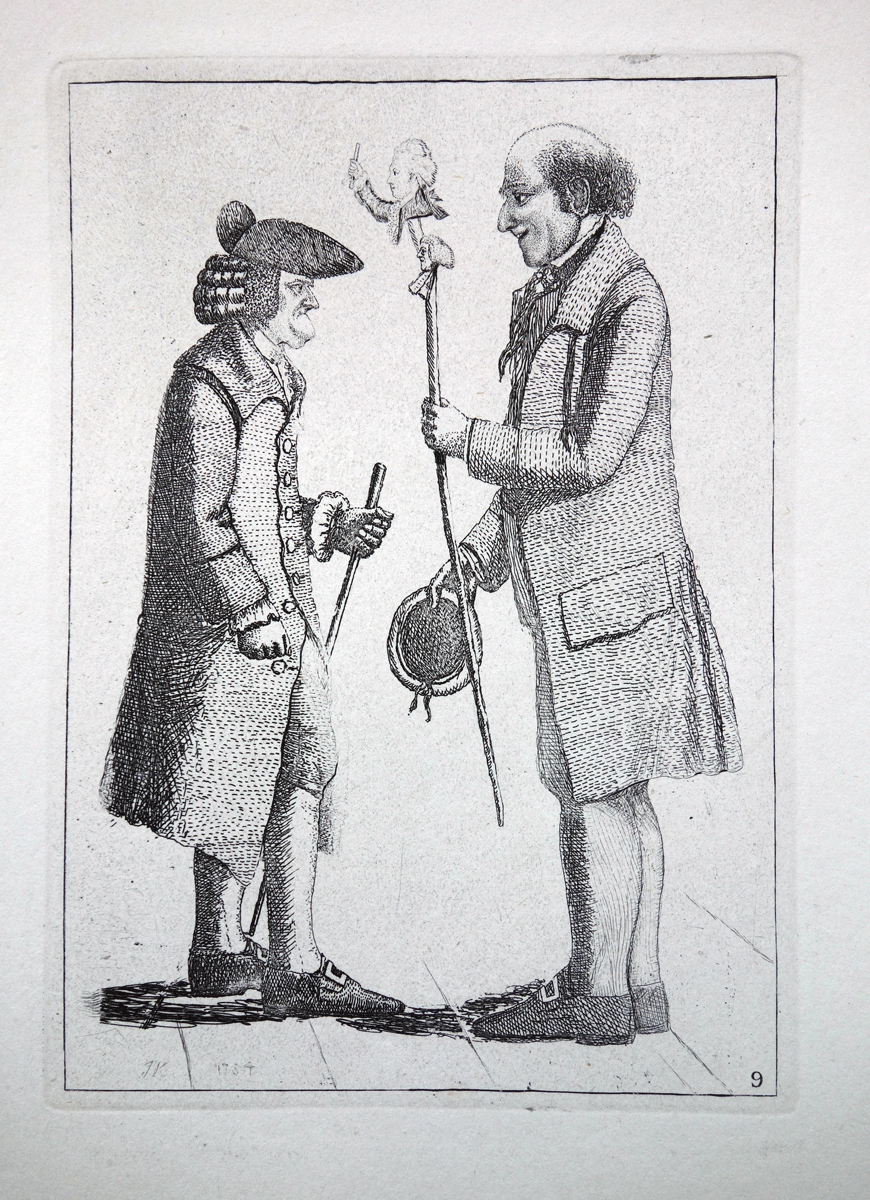Dr. Glen and the Daft Highland Laird John Kay etching