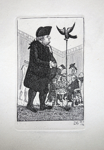 Dr. John Brown, Author of “The Brunonian System of Medicine” John Kay etching