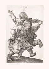 Load image into Gallery viewer, Durer dancing couple engraving