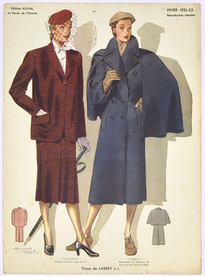 Edition Adam La Revue D' Homme 50s fifties fashion plate 4