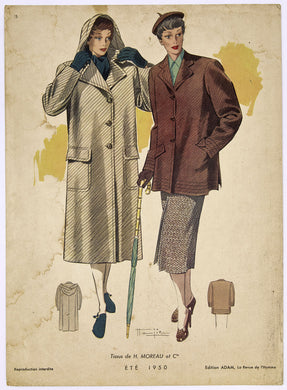 Edition Adam La Revue D' Homme 50s fifties fashion plate 5