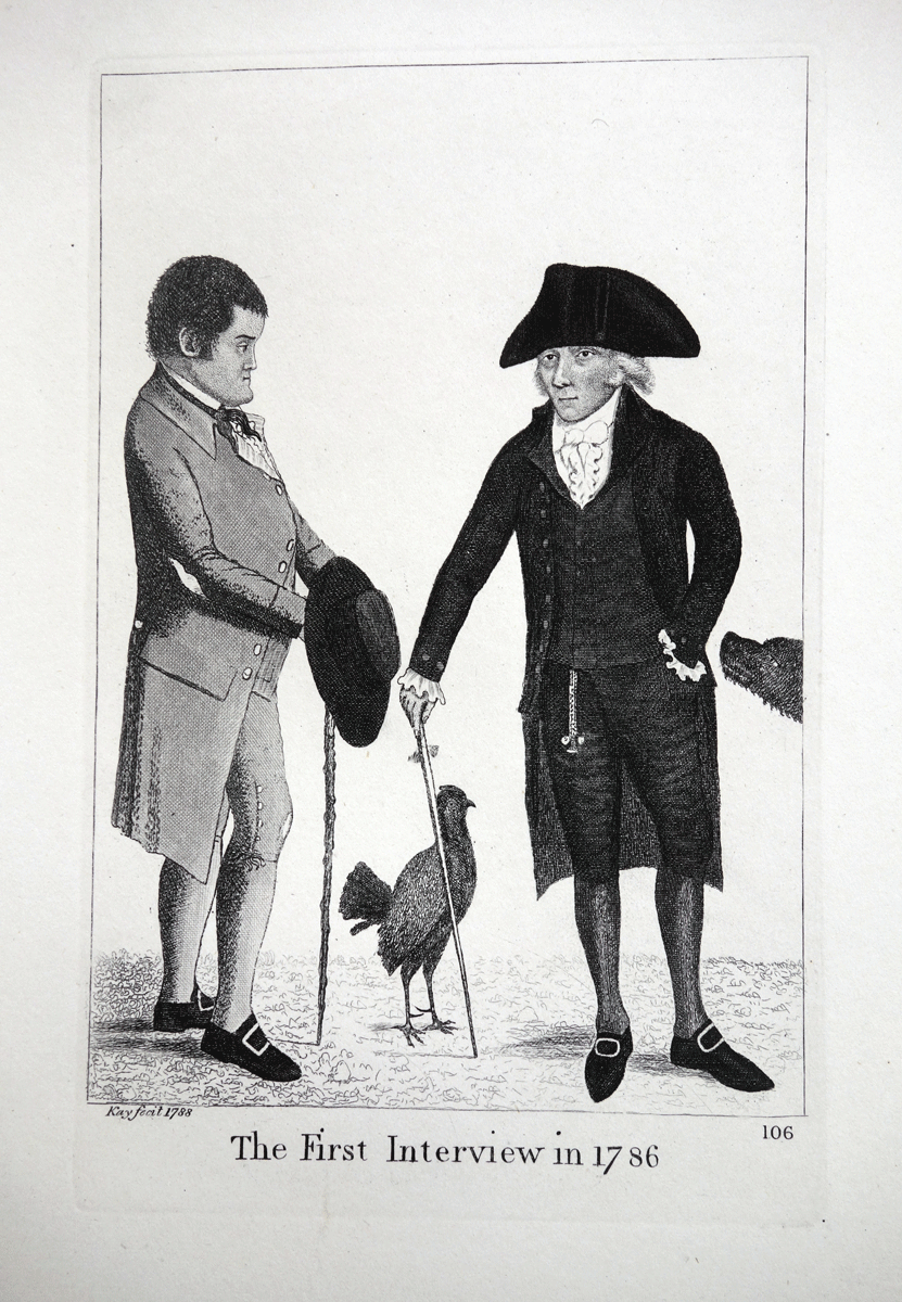 First interview George Smith and Deacon William Brodie John Kay etching 18c
