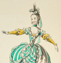Load image into Gallery viewer, Guillaumot fashion plate 2 Costumes de L&#39;Opera