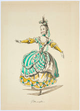 Load image into Gallery viewer, Guillaumot fashion plate 2 Costumes de L&#39;Opera