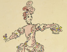 Load image into Gallery viewer, Guillaumot fashion plate 3 Costumes de L&#39;Opera