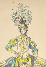 Load image into Gallery viewer, Guillaumot fashion plate 4 Costumes de L&#39;Opera