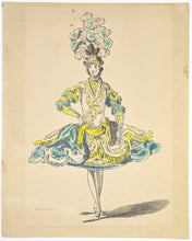 Load image into Gallery viewer, Guillaumot fashion plate 4 Costumes de L&#39;Opera