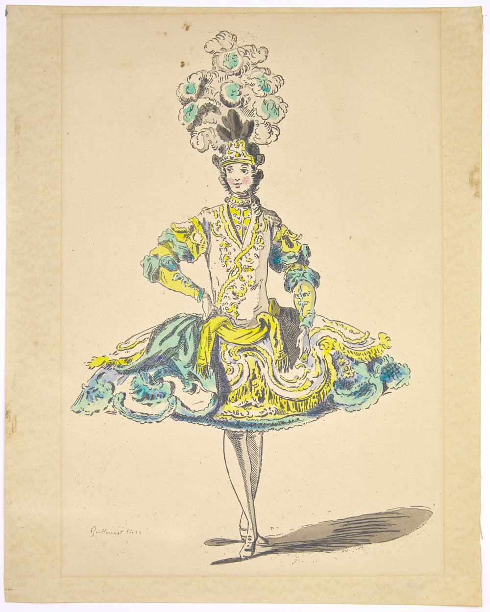 Guillaumot fashion plate 4 Costumes de L'Opera