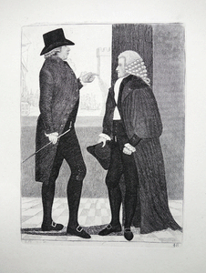 Henry Viscount Melville and the Hon. Robert Dundas of Arniston John Kay etching 18c
