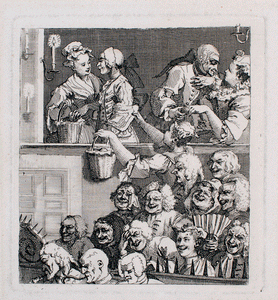 The Laughing Audience Hogarth engraving