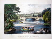 Load image into Gallery viewer, Central Park The Bridge Currier and Ives lithograph