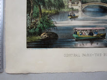 Load image into Gallery viewer, Central Park The Bridge Currier and Ives lithograph