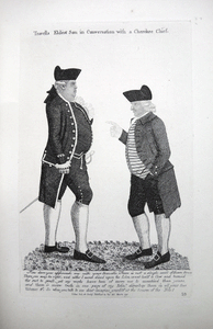 James Bruce, Esq. of Kinnaird and Peter Williamson John Kay etching 18c