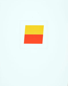 Ellsworth Kelly Yellow / Red -Orange