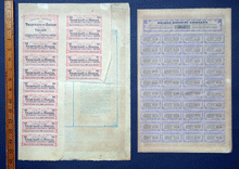 Load image into Gallery viewer, Koursk tramway and Brazil railway share certificates