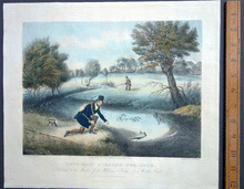 Load image into Gallery viewer, Live – Bait Fishing for Jack &amp; Fly – Fishing for Trout Pollard aquatint  print x 2