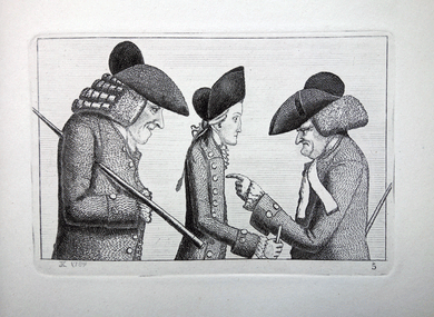 Lord Kames. Hugo Arnot, Esq. of Balcormo John Kay etching