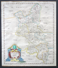 Load image into Gallery viewer, Map of Buckinghamshire Robert Morden 1722