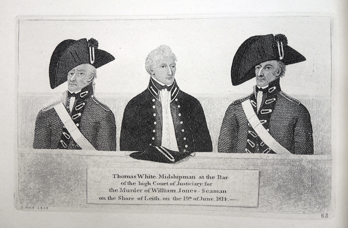 Mr Thomas White John Kay etching 18c