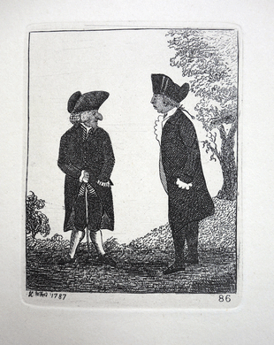 Mr. William Smellie, Printer and Mr. Andrew Bell, Engraver John Kay etching 18c