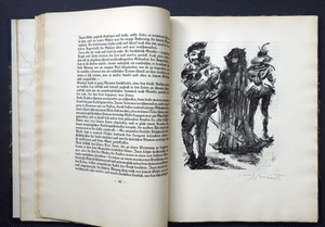 Die Nachtwachen des Bonaventura  Corinth artist book