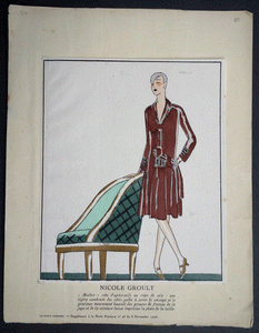 Nicole Groult fashion plate La Mode Pratique 1926