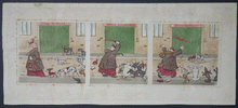 Load image into Gallery viewer, Boris OKlein dogs early triptych