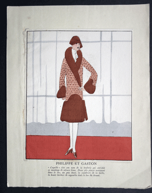 Philippe et Gaston fashion plate La Mode Pratique 1926