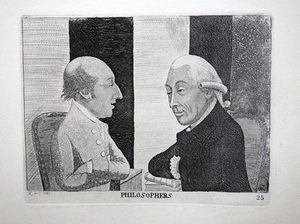 Philosophers [Dr Black and Dr Hutton]  John Kay etching
