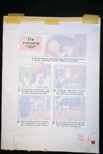 Load image into Gallery viewer, Postman Pat annual original comic Illustrations Joan Hickson &#39;The Missing Eggs&#39; 2 sheets 1987