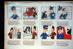 Postman Pat original comic Illustrations Joan Hickson 'Fog' sheets 1980s