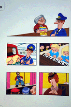 Load image into Gallery viewer, Postman Pat annual original comic Illustrations Joan Hickson &#39;The Talent Show&#39; 2 sheets 1987