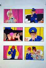 Load image into Gallery viewer, Postman Pat annual original comic Illustrations Joan Hickson &#39;The Talent Show&#39; 2 sheets 1987