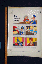 Load image into Gallery viewer, Postman Pat annual original comic Illustrations Joan Hickson &#39;The Talent Show&#39; 2 sheets 1987