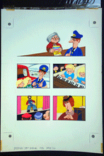 Load image into Gallery viewer, Postman Pat annual original comic Illustrations Joan Hickson &#39;The Talent Show&#39; 2 sheets 1987