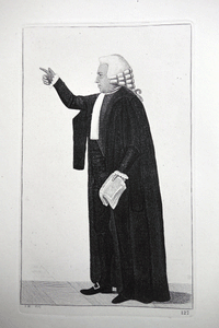 Robert Blair, Esq., Solicitor-General, and Afterwards Lord president of the Court of Session John Kay etching 18c