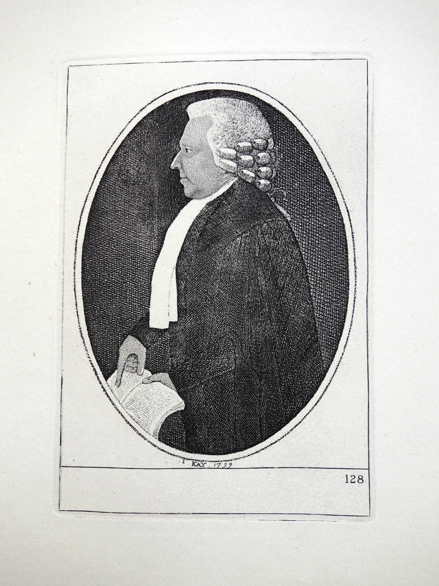 Robert Blair, Esq., Solicitor-General John Kay etching 18c