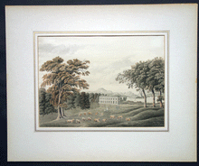 Load image into Gallery viewer, William Shippard watercolour  Roseneath Seat of the Duke of Argyle Old House 1820