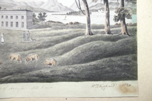 Load image into Gallery viewer, William Shippard watercolour  Roseneath Seat of the Duke of Argyle Old House 1820