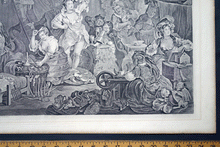 Load image into Gallery viewer, Strolling Actresses Dressing in a Barn Hogarth engraving