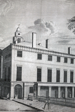 Load image into Gallery viewer, A Perspective View of the City Hall in New York, Taken from Wall Street 1790