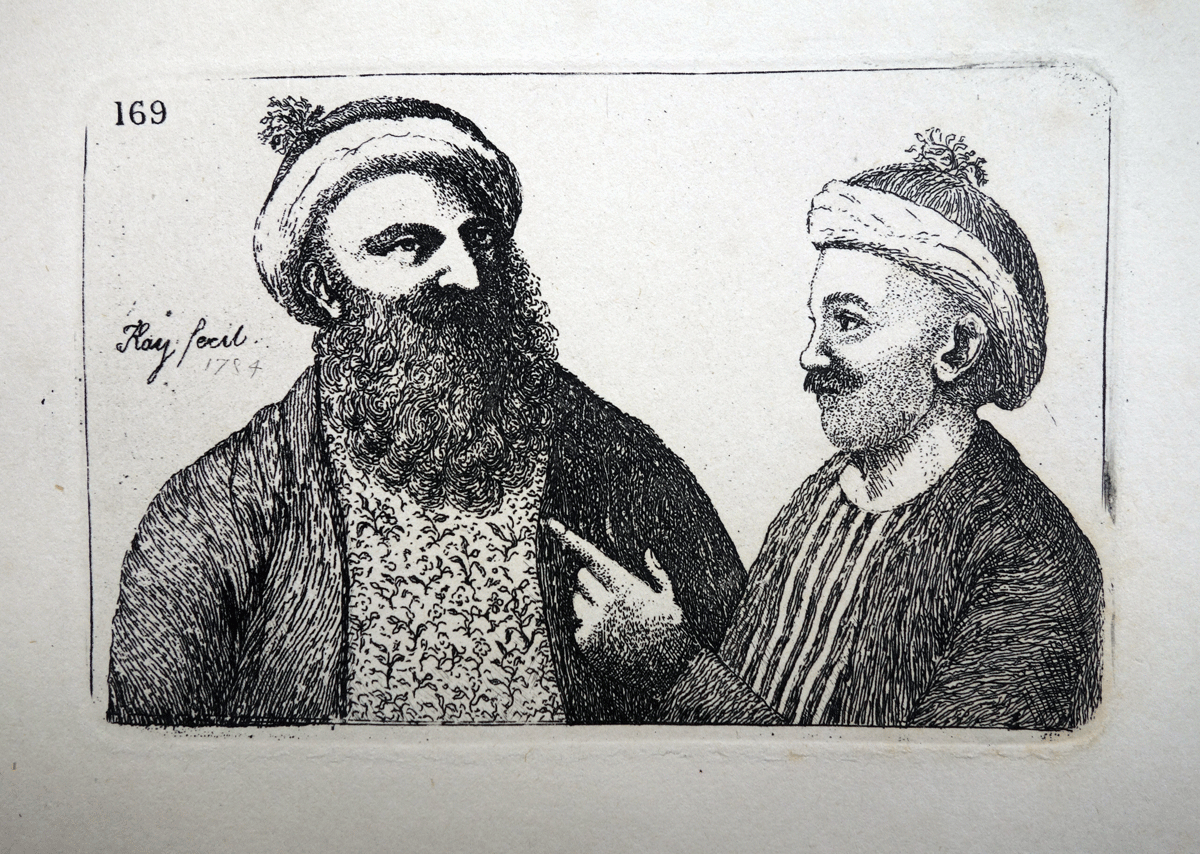 Two Turks John Kay etching 18c