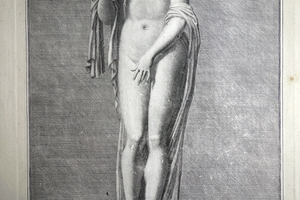 Venus Victrix 18c engraving Campiglia  eng. by Corfi