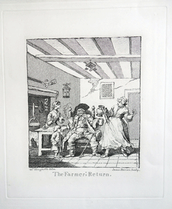 Receipt for March to Finchley and The Farmers Return Hogarth