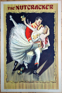 Nutcracker ballet theatre poster Stafford and Co. 1930s lithograph